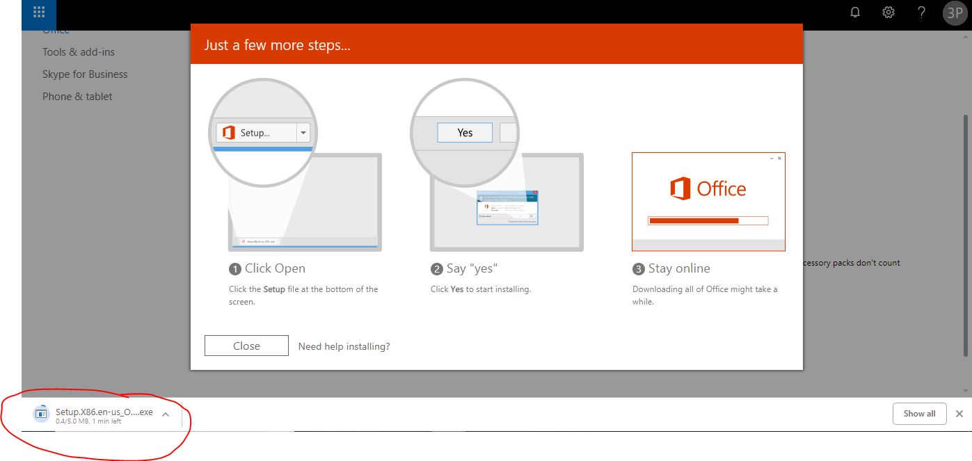 microsoft office 365 desktop setup tool